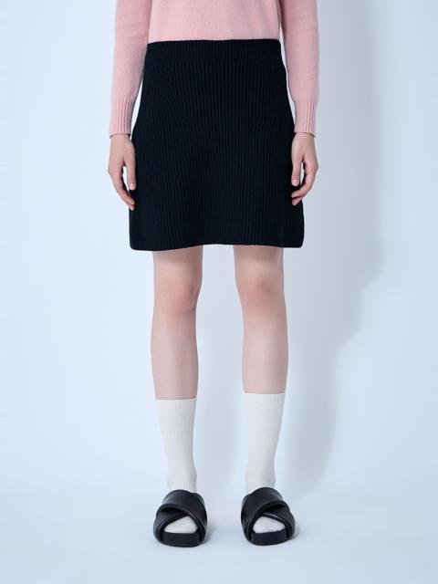 Jil Sander Wool Mini Skirt