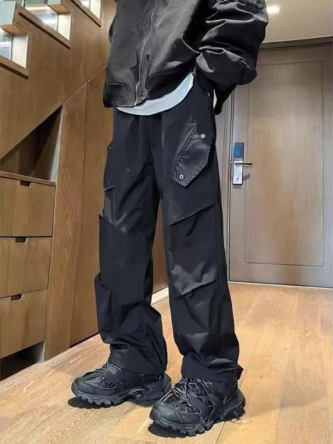 Other Designers Other - Black Tactical Cargo Pants - Men’s Streetwear Fashion