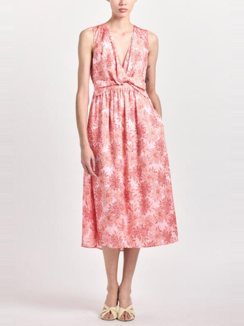 DEREK LAM 10 CROSBY TAMARA SLEEVELESS MIDI DRESS