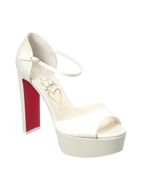 Christian Louboutin Christian Louboutin Sandaloo 130 Satin Platform Sandal