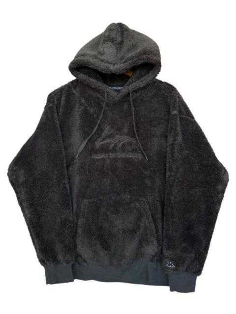 Archival Clothing - Kappa Fleece Embroidered Logo Baggy Boxy Hoodie