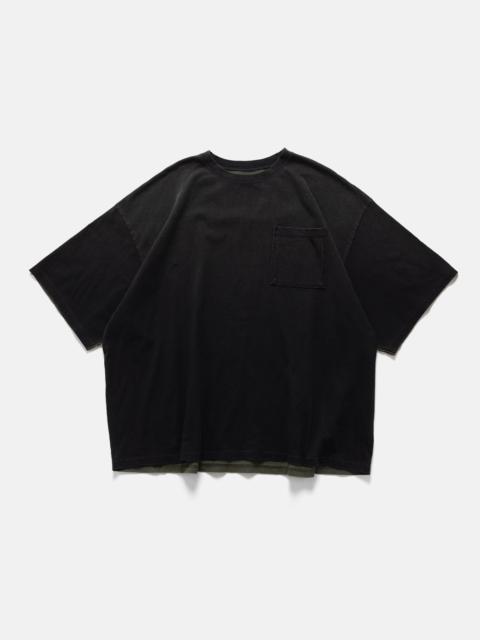 Kapital Jersey 2TONES BIG Pocket T (BONE) BLKxKhaki