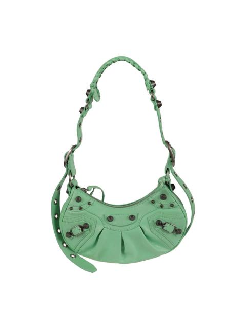 BALENCIAGA Balenciaga Green Le Cagole XS Shoulder Bag