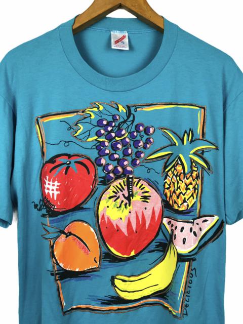 Other Designers Vintage - Last Call☎️VTG JERZEES COLOURFUL MIX FRUITS PRINTED T-SHIRTS