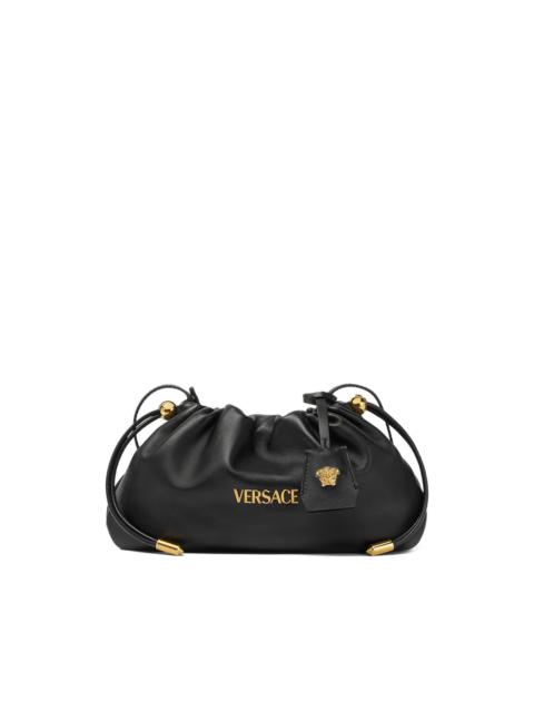 VERSACE small Tag drawstring clutch bag