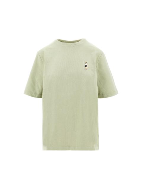 Maison Kitsuné 'DRESSED FOX' PATCH COMFORT FIT T-SHIRT