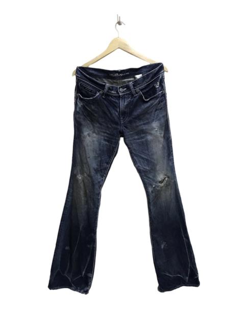 Other Designers &SONS - Vintage Delay Ufin & Sons Distressed Denim Flare Jeans