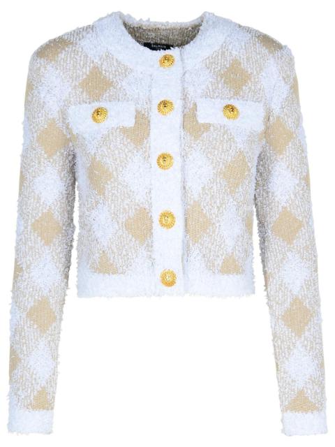 Balmain Balmain Beige Polyamide Blend Jacket Women