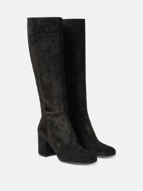 Gianvito Rossi Joelle suede knee-high boots