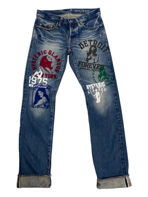 Other Designers Vintage - Rare‼️Vintage Hysteric Glamour Processing Collage Denim Jeans