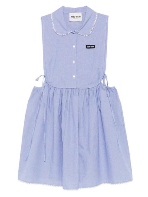 Miu Miu Miu Miu Women Vichy Cotton Dress