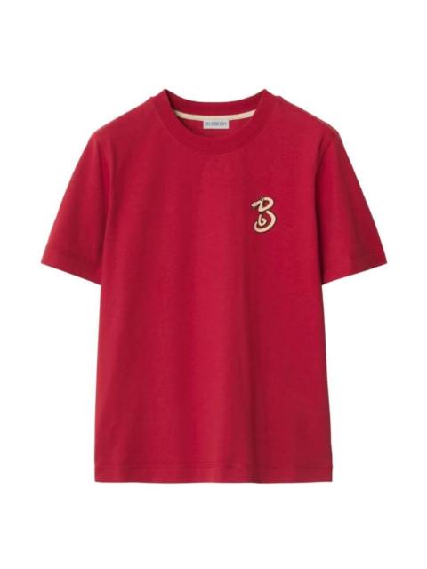 Burberry Burberry B Snake Cotton T-Shirt