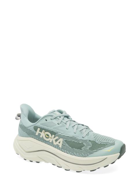 HOKA HOKA Challenger 8 Running Shoe in Jade /Truffle Salt at Nordstrom