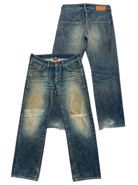 Other Designers Vintage Edwin Lowrise Distressed Denim Jeans 36x31