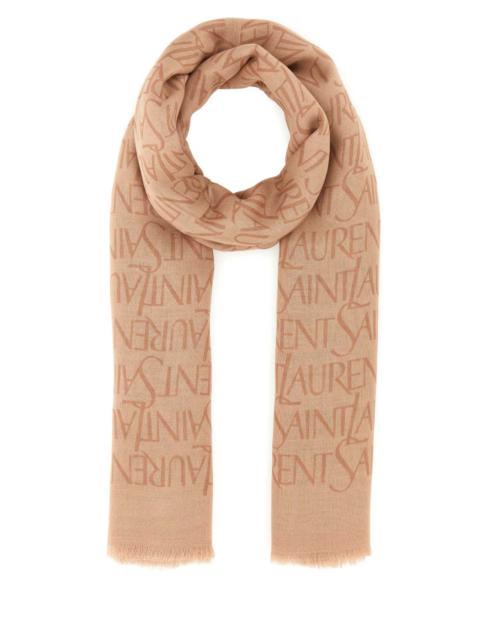 SAINT LAURENT Saint Laurent Women Printed Modal Blend Scarf