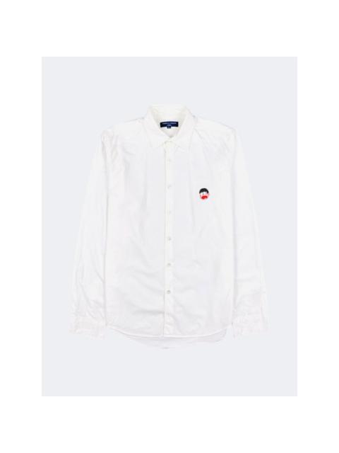 Comme des Garçons Homme Cartoon Character Graphic Button Down Shirt