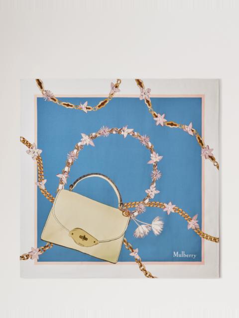 Mulberry Lana Bag & Chains Square
Brighton Blue & Buttermilk Silk Twill