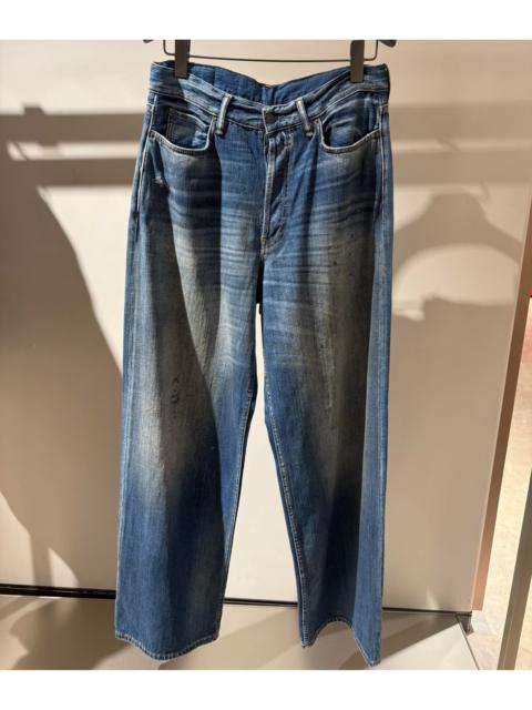 Acne Studios Acne Studios FW25 1981 Distressed Denim Jeans