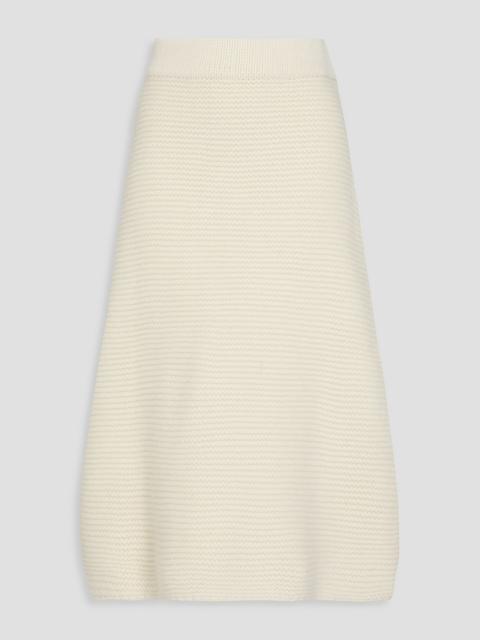 Other Designers Ribbed wool midi skirt