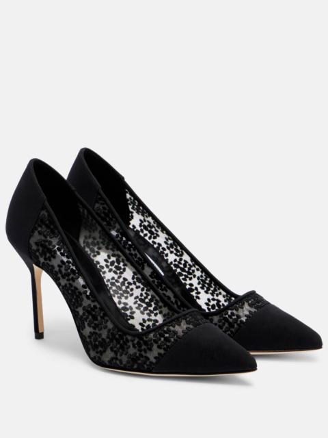 Manolo Blahnik Capcour 90 lace pumps