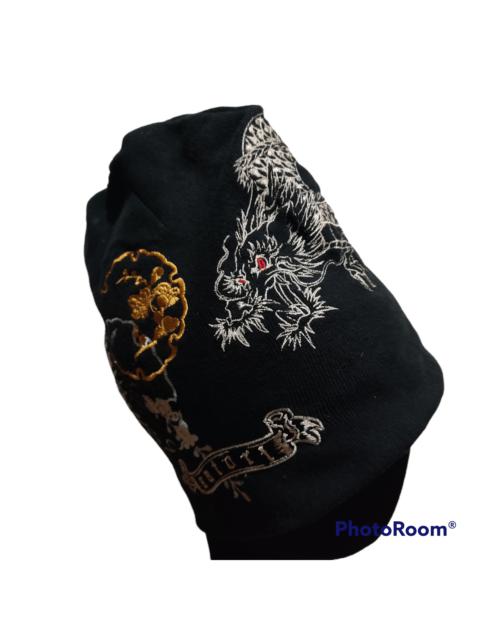 Other Designers Japanese Brand - Satori Sukajan Embroidery Dragon Beanie Hats