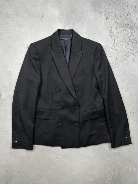 Stella McCartney Stella McCartney Double Breasted Wool Blazer Jacket Black