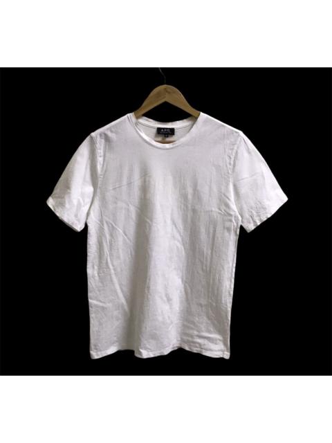 A.P.C. A.P.C white biglogo tshirt