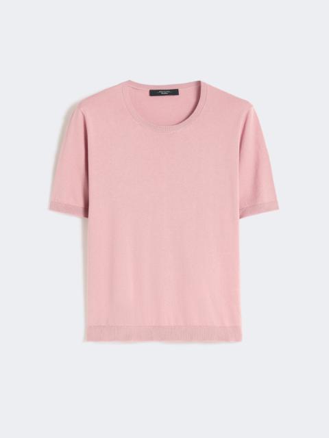 WEEKEND Max Mara Silk and cotton jumper - PINK