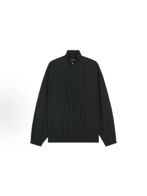 BALENCIAGA Balenciaga Solid Color Zip-Up Stand Collar Jacket