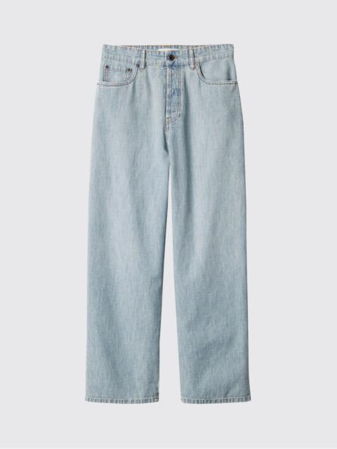 Miu Miu Miu Miu Women Miu Miu Women Cotton Chambray Trousers Miu Miu