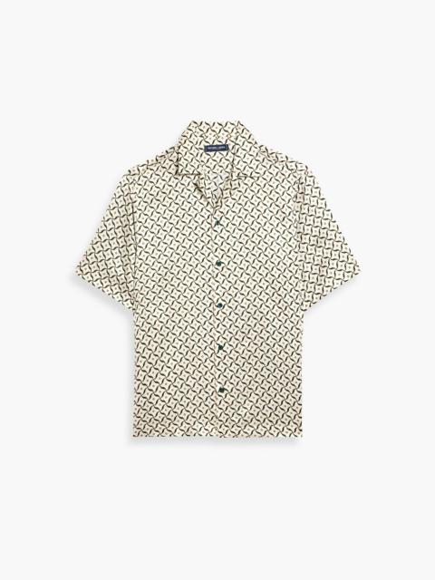 FRESCOBOL CARIOCA Roberto printed silk-satin shirt
