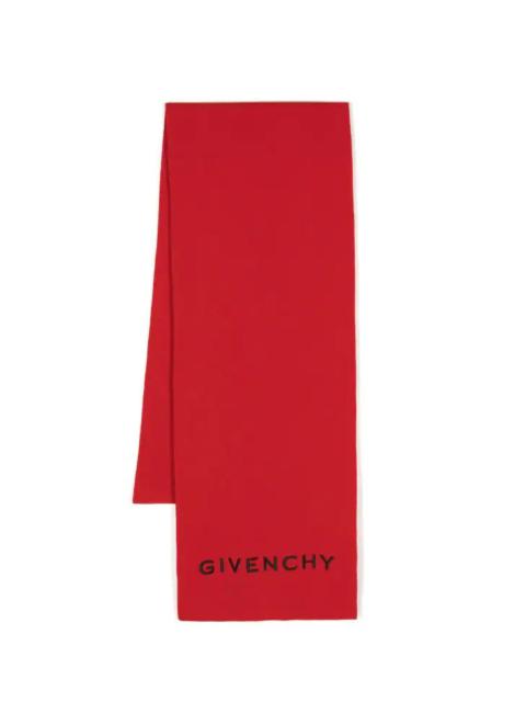 Givenchy 4G-MOTIF LOGO-EMBROIDERED SCARF