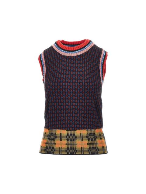 Dries Van Noten Dries Van Noten Jacquard Wool-blend Vest
