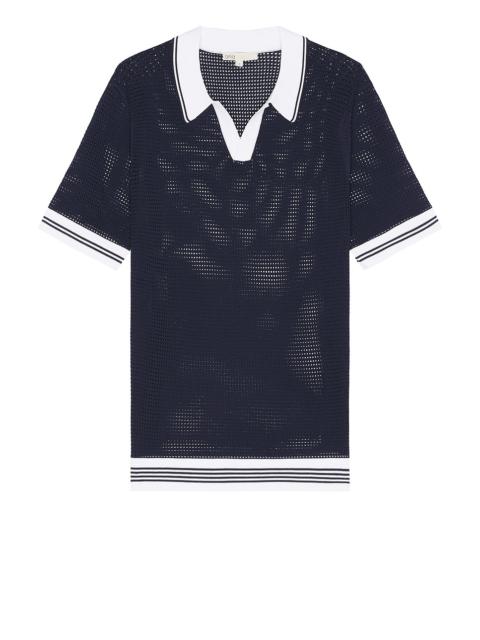 onia Mesh Knit Polo