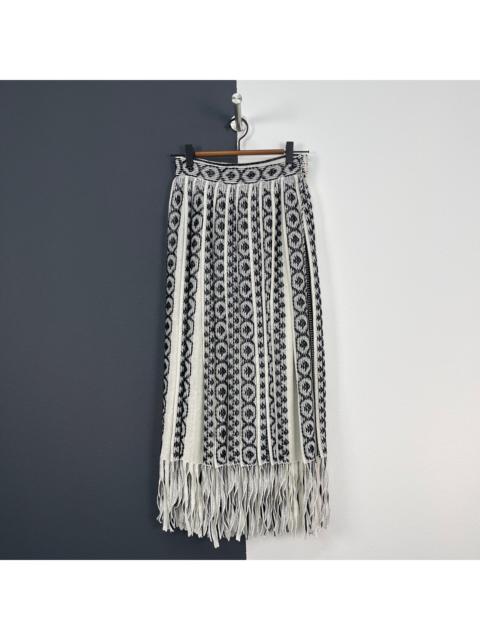 Dior Dior Tassel Pleated Maxi Dress
