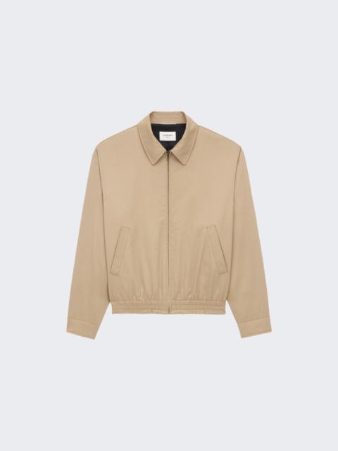 SAINT LAURENT Short Jacket Beige Coquille