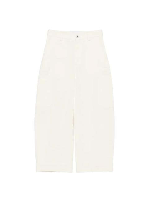 Givenchy Givenchy Women Cotton And Wool Cocoon Cropped Cargo Pants