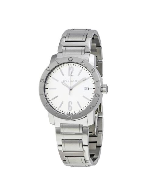 BVLGARI Bvlgari Bvlgari Automatic Silvered Opalin Dial Men's Watch 102110