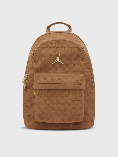 Jordan SUEDE MONOGRAM BACKPACK