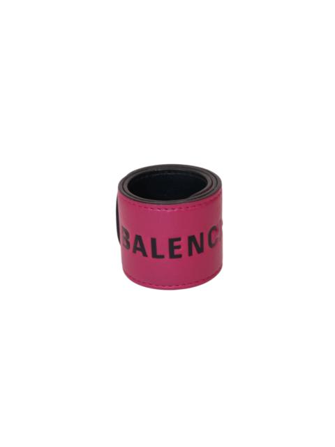 BALENCIAGA Balenciaga Pink Slap Leather Bracelet - Brand New
