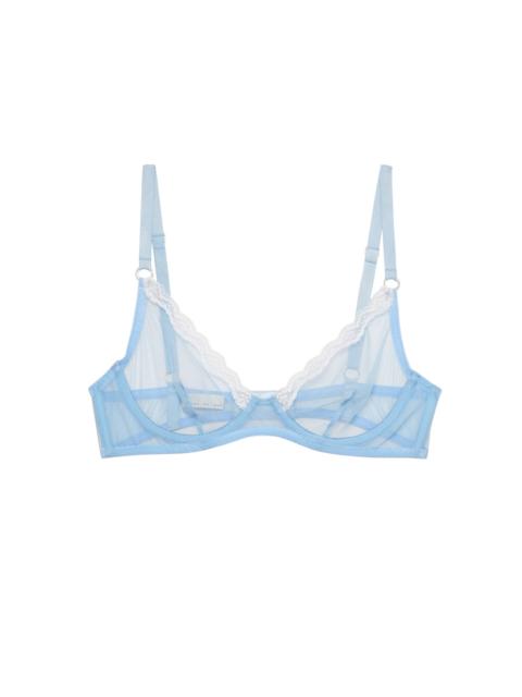 Fleur du Mal Sheer Tulle Demi Bra