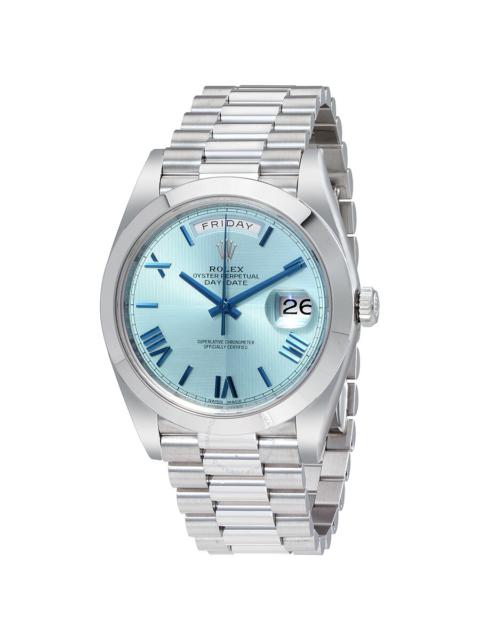 ROLEX Rolex Day-Date Automatic Ice Blue Dial Platinum Men's Watch 228206IBLSRP