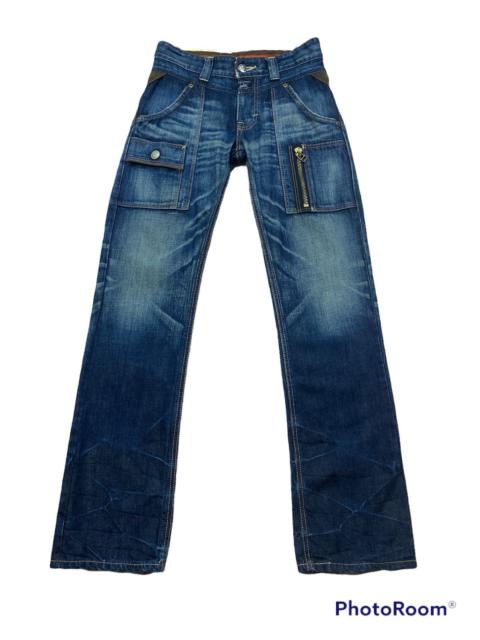 Other Designers Distressed Edwin Flash Grunge Bush Pant Jeans