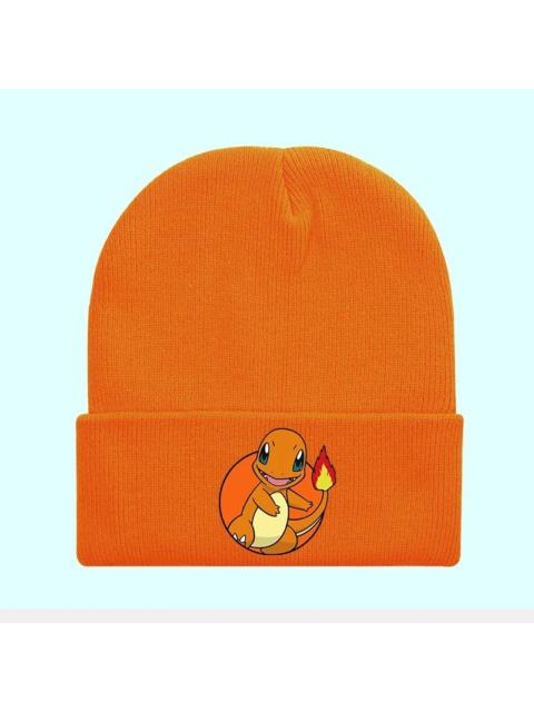 Other Designers Y2K Anime Orange Charmander Pocket Monster Beanies Winter Warm Hat Cute Cap Adult Kid