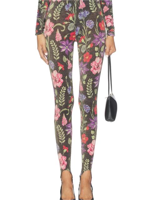 Fleur du Mal Wildfleur Stirrup Legging in Color Wildflower
