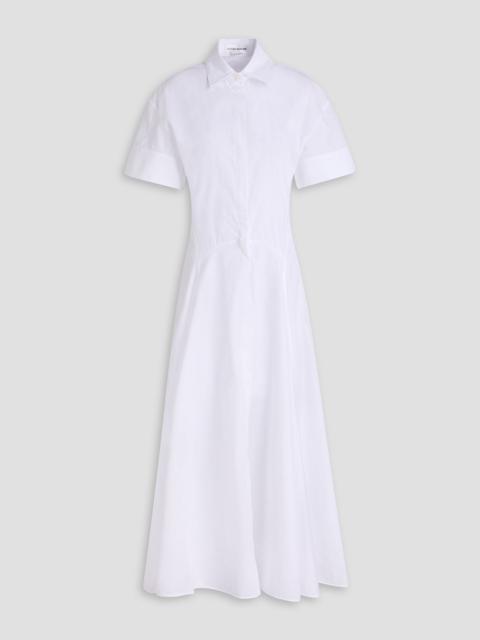 Victoria Beckham Cotton-poplin midi shirt dress