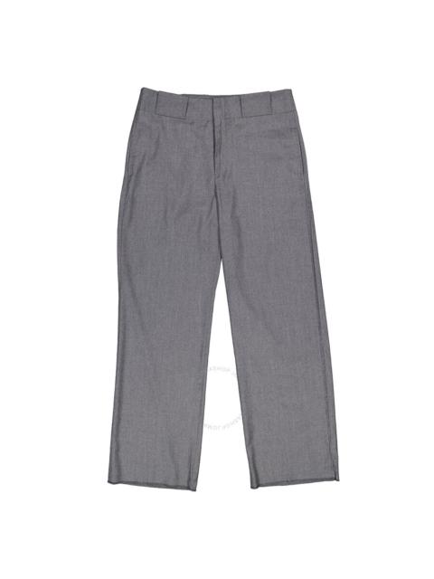 EMPORIO ARMANI Emporio Armani Men's Grigio Straight-Leg Trousers