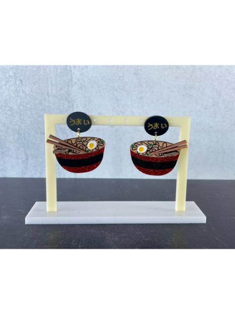 🌺 Noodle Bowl Earrings