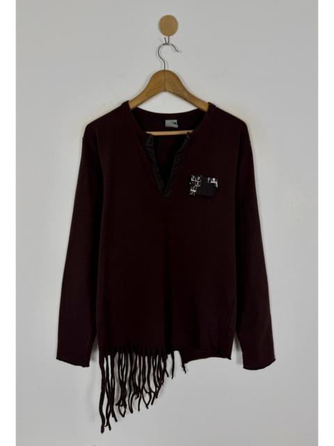 Other Designers PPFM fringe tee shirt