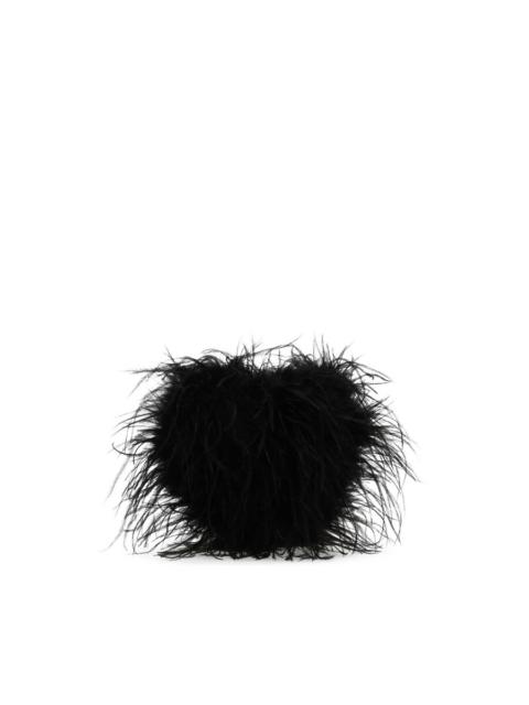 Alexander Wang Alexander Wang Black Feathers Clutch